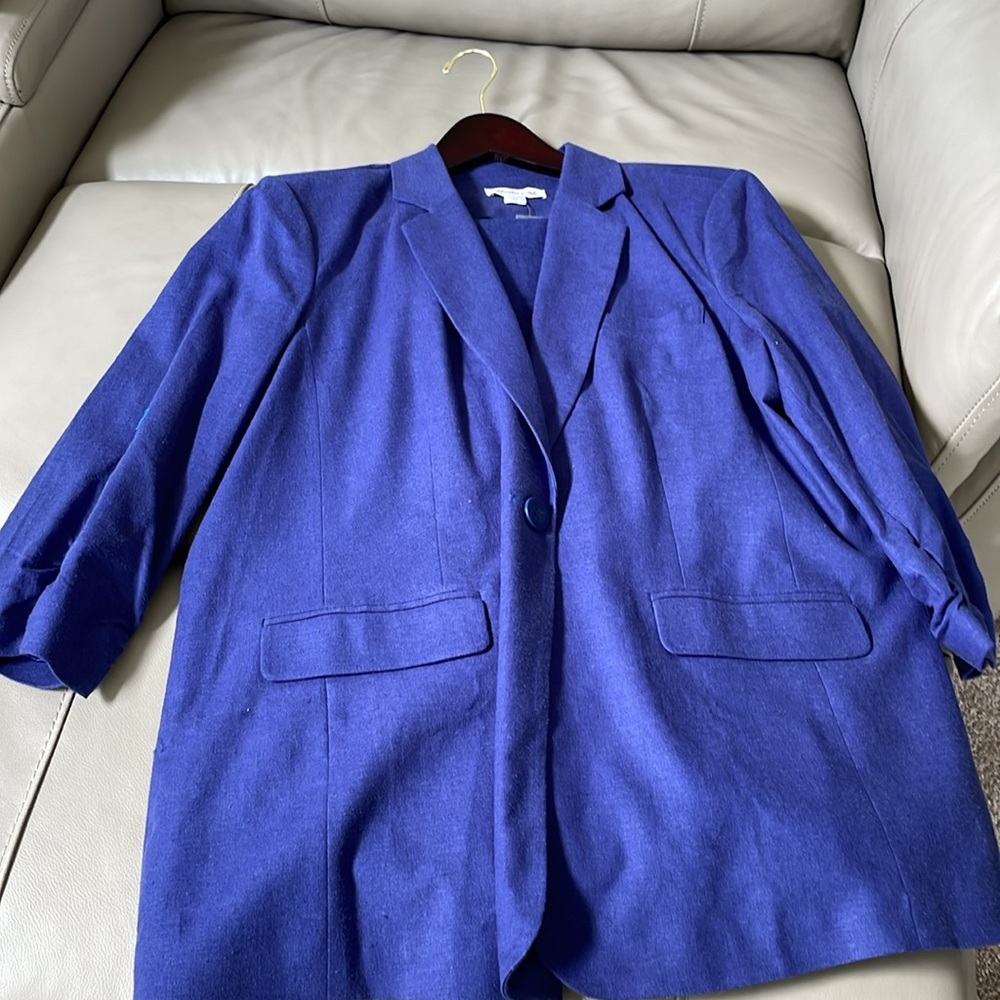 Coldwater Creek India Ink Jacket Coat with pants